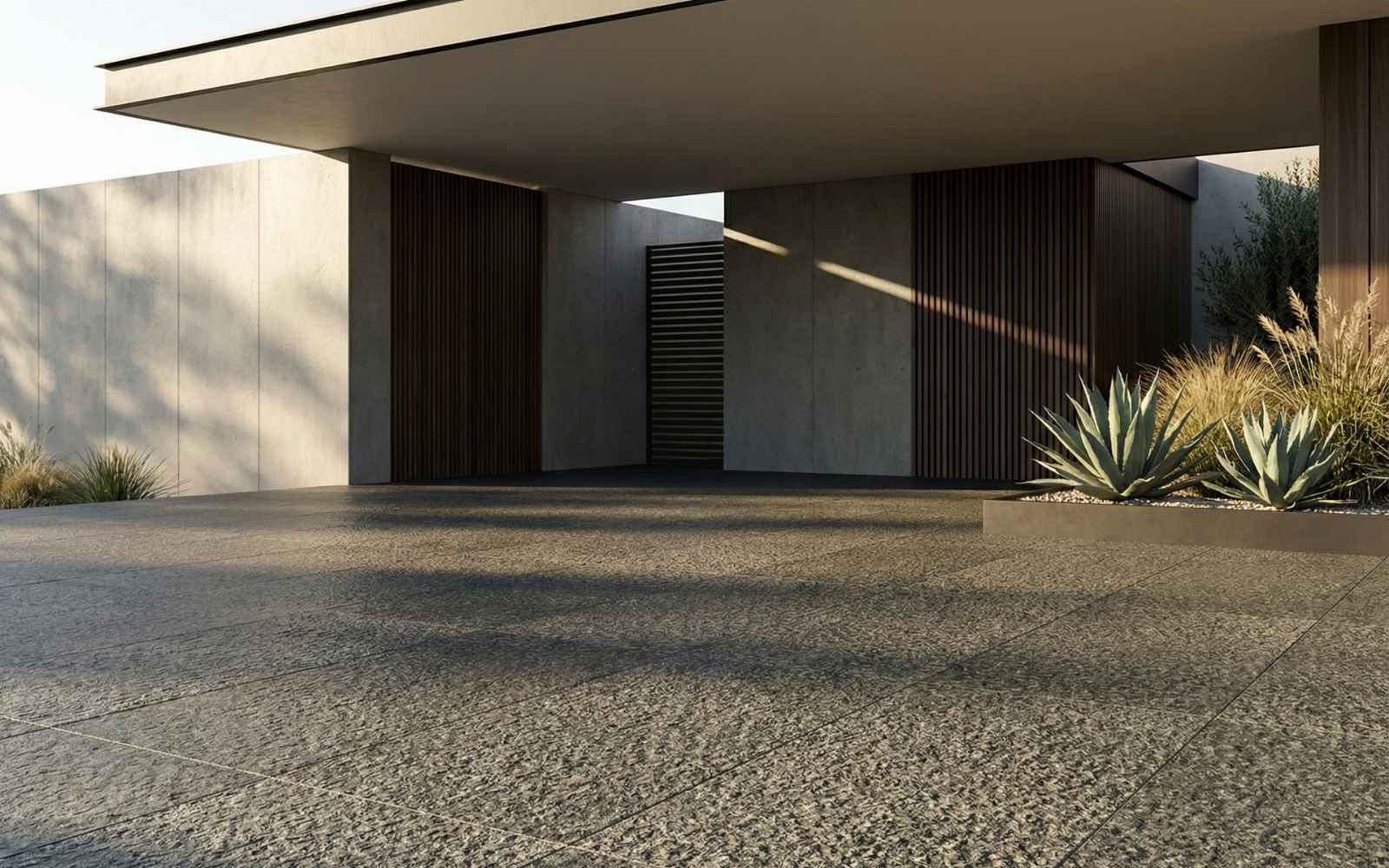 ลานจอดรถผิวหยาบ Vulcana