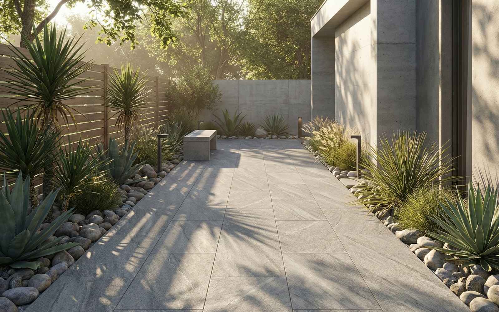 ทางเดินเข้าบ้านโมเดิร์น Granova